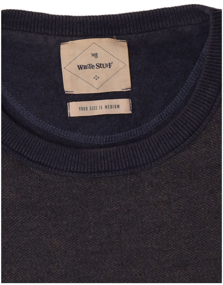 White Stuff Herre Sweatshirt Jumper Medium Navyblå Bomuld