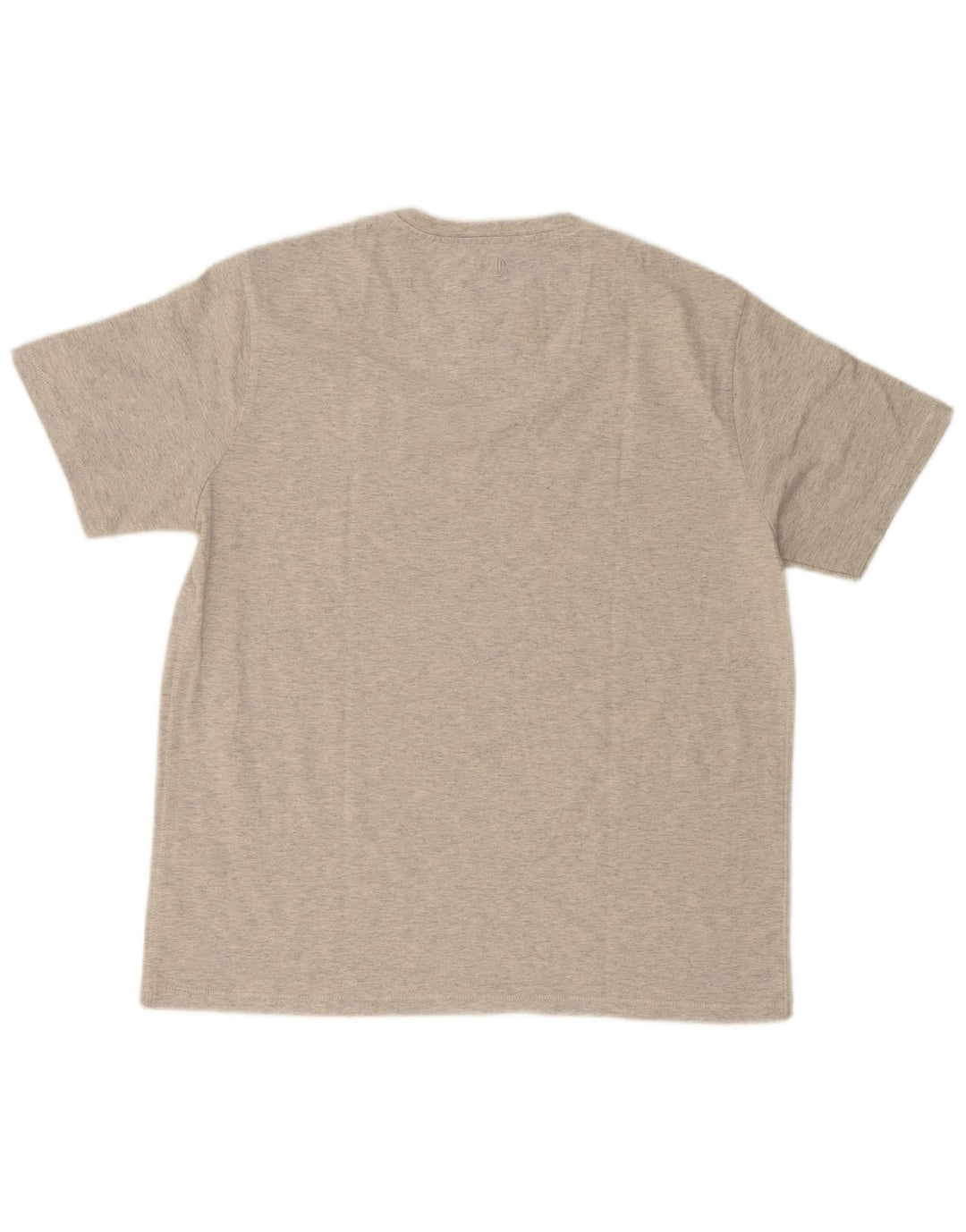 FAT FACE Herre grafisk T-shirt Top Stor grå flækket bomuld