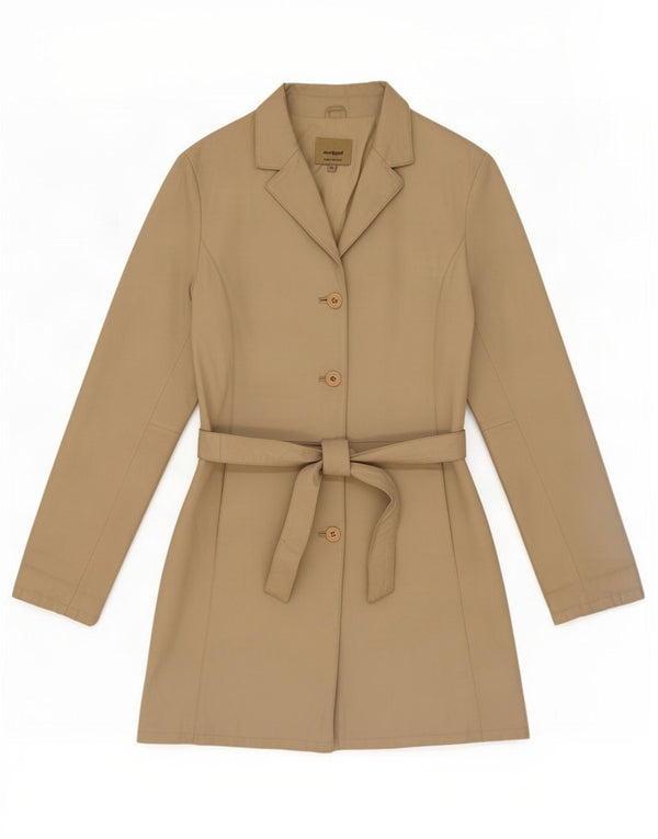 Conbipel Dame Læderfrakke IT 46 Large Beige