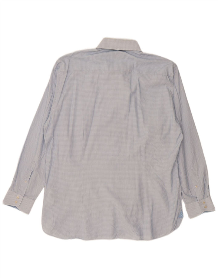 Ted Baker Herreskjorte str. 17 1/2 XL Blå plettet bomuld