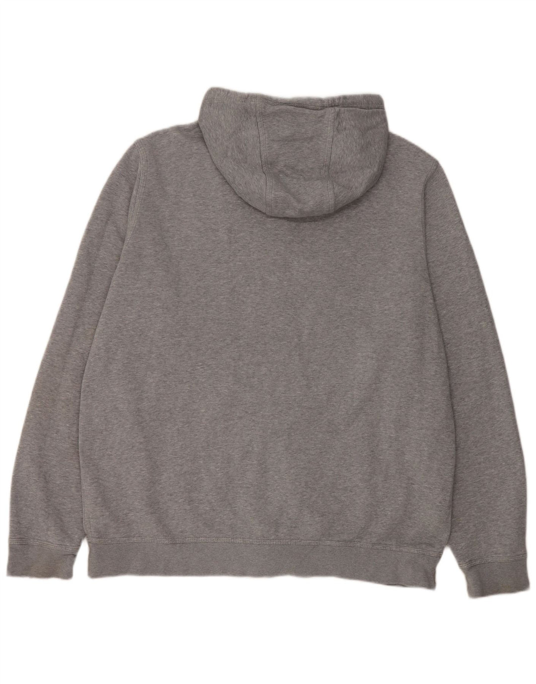 Nike hættetrøje med lynlås til mænd 2XL grå bomuld