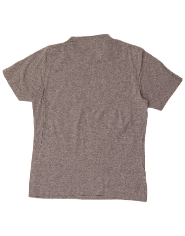 Gianmarco Venturi Dame Grafisk T-Shirt Top UK 18 XL Grå Bomuld