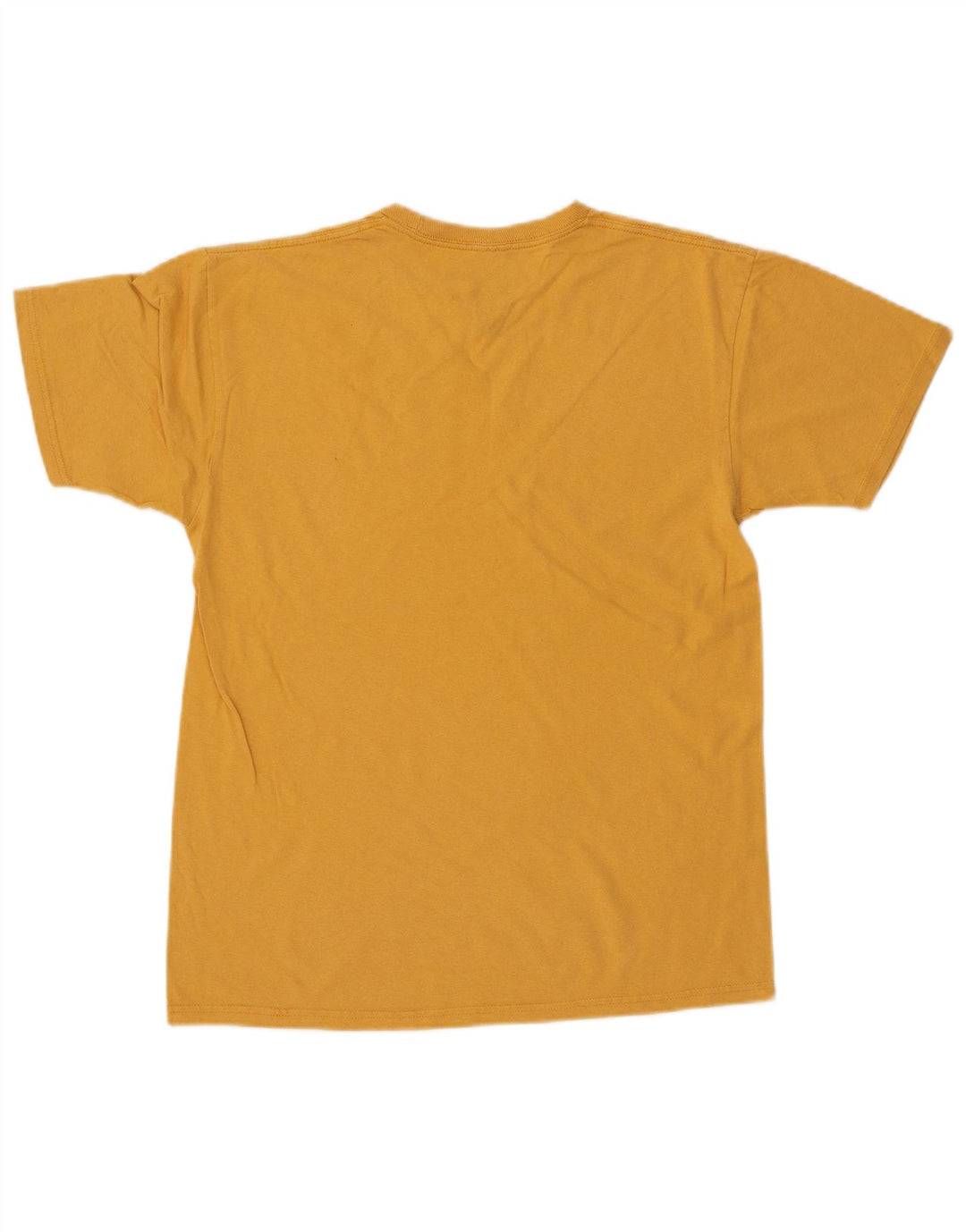 VANS Dame Grafisk T-Shirt Top UK 14 Medium Gul Bomuld