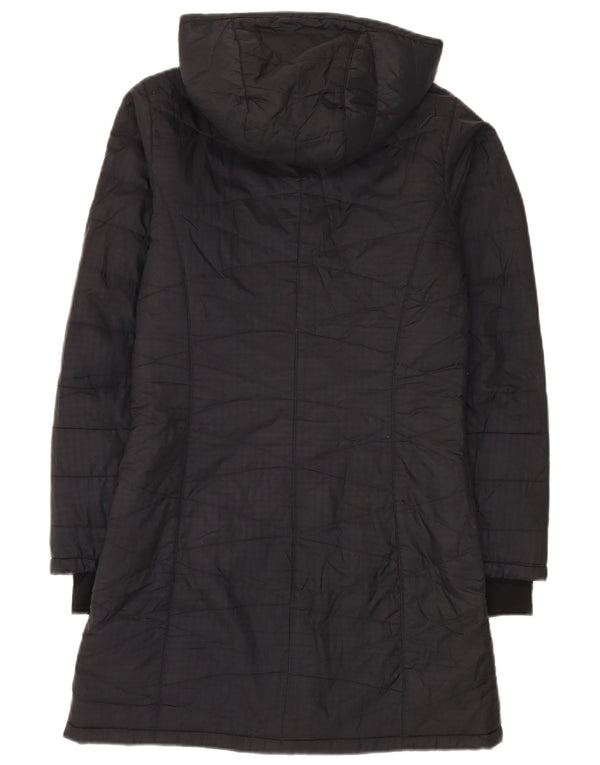 Columbia Womens Omni-Shield Hooded Padded Coat UK 10 Small Black Polyester