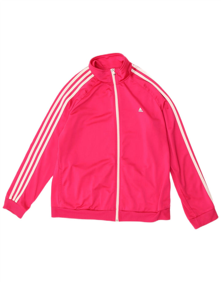Adidas træningsdragt topjakke til kvinder UK 20/22 XL Pink Polyester