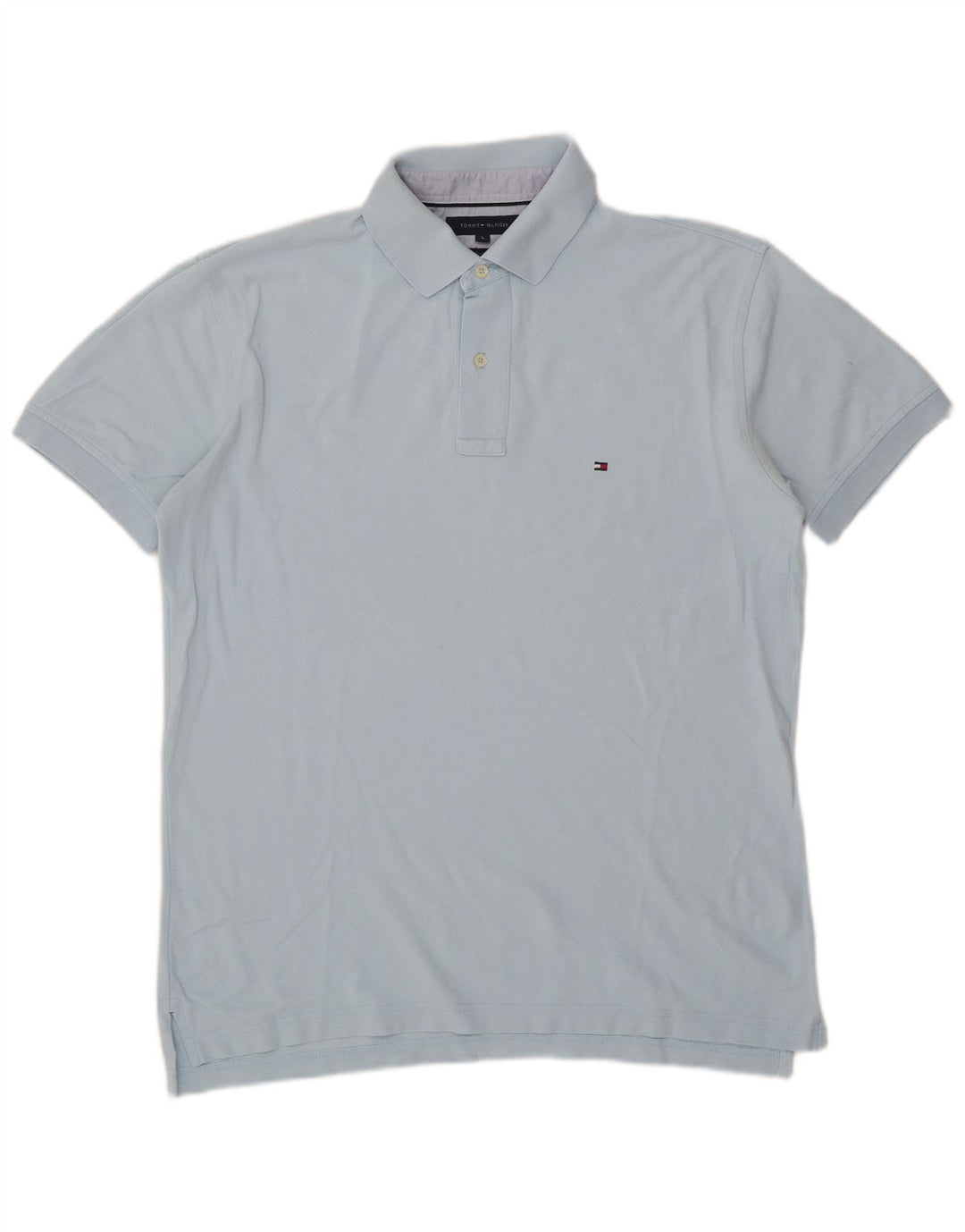 Tommy Hilfiger Herre Polo Shirt Large Blue