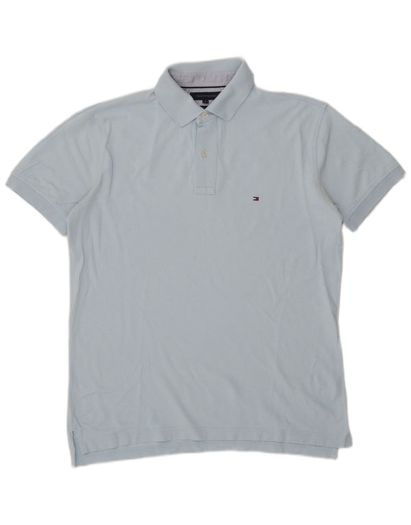 Tommy Hilfiger Herre Polo Shirt Large Blue