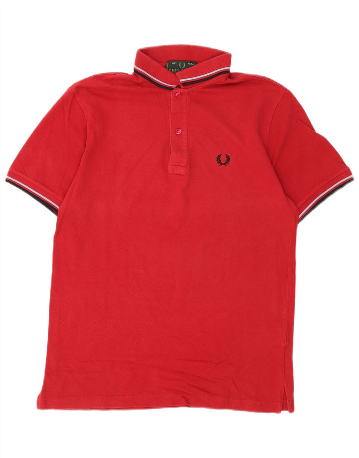 Fred Perry Herre poloshirt Medium rød bomuld