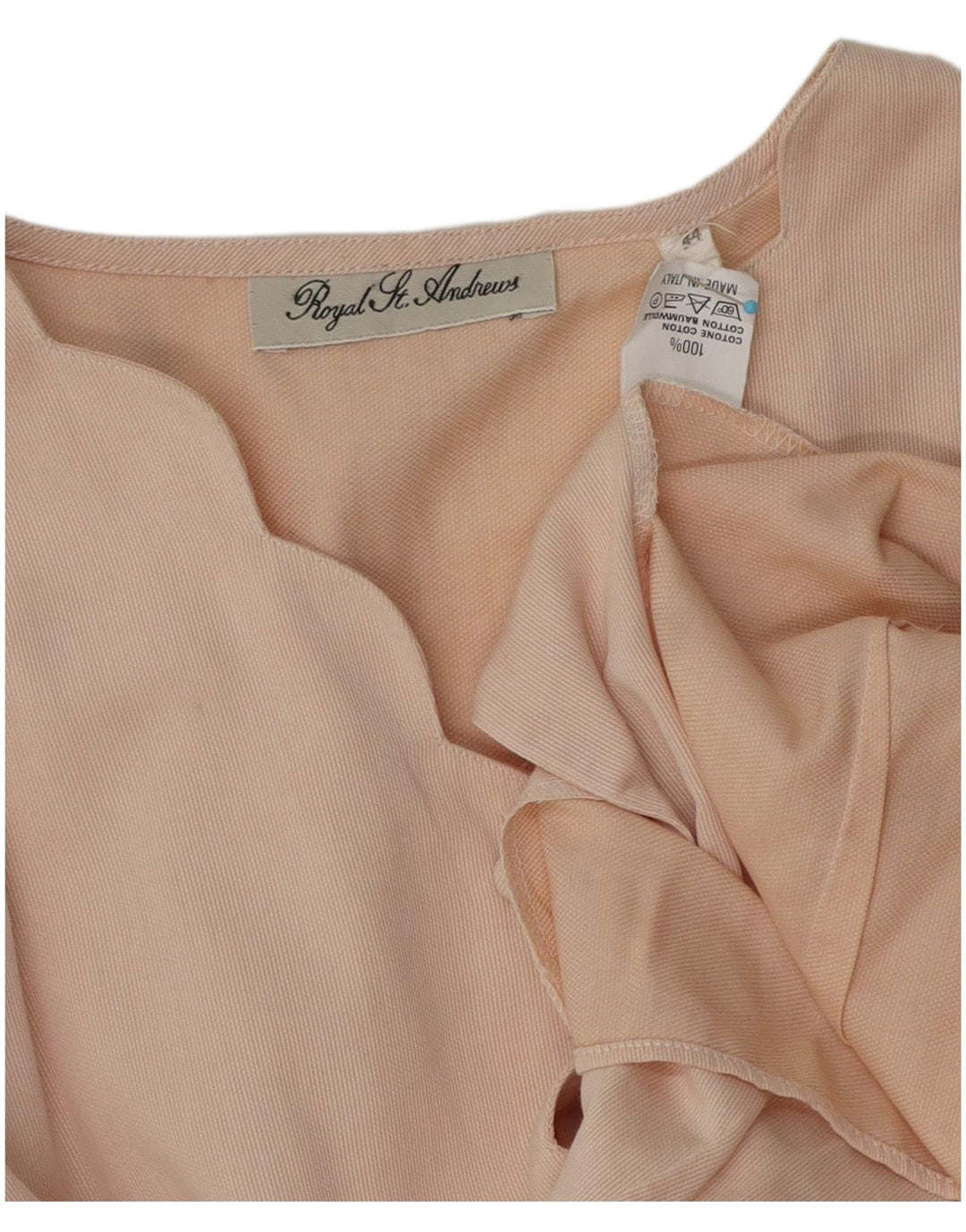 Vintage dameskjorte bluse IT 44 Medium Pink Bomuld