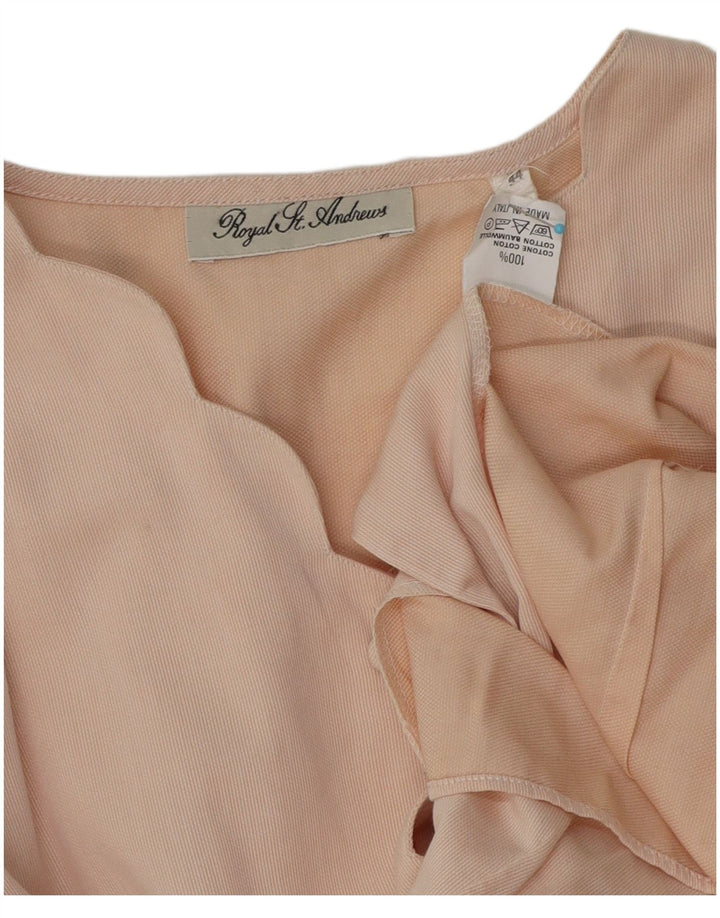 Vintage dameskjorte bluse IT 44 Medium Pink Bomuld