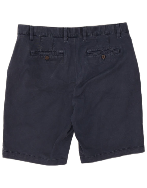 John Lewis Herre Regular Chino Shorts W36 Large Navy Blue Bomuld