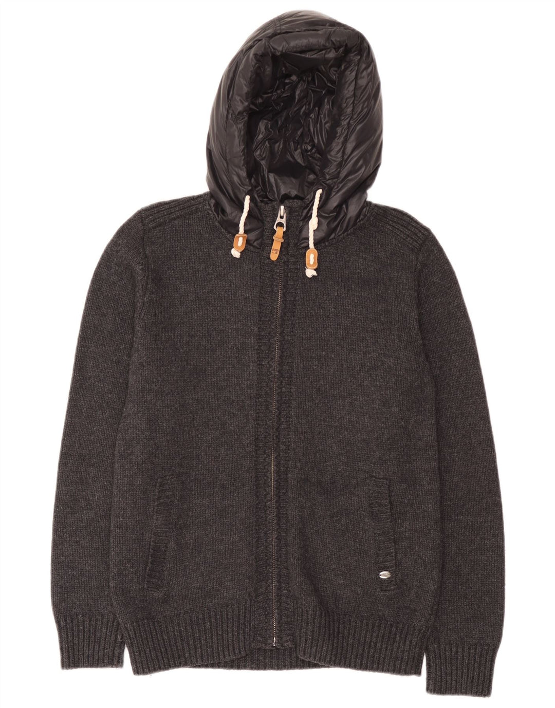 Scotch & Soda Herre Cardigan Sweater Stor Grå Uld