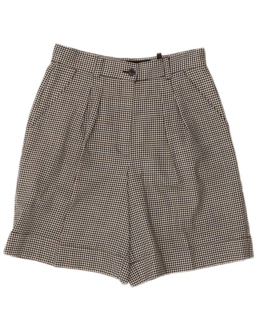 Overlegne chinoshorts til kvinder IT 42 Medium W28 Black Houndstooth