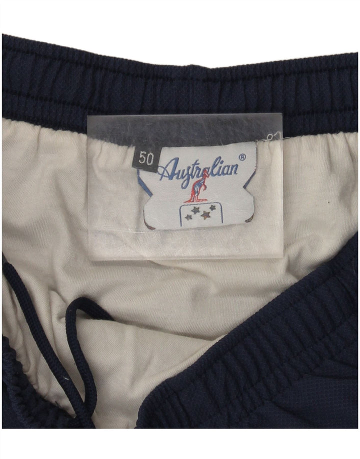 AUSTRALIAN L'ALPINA Badeshorts til mænd IT 50 Large Navy Blue Polyester