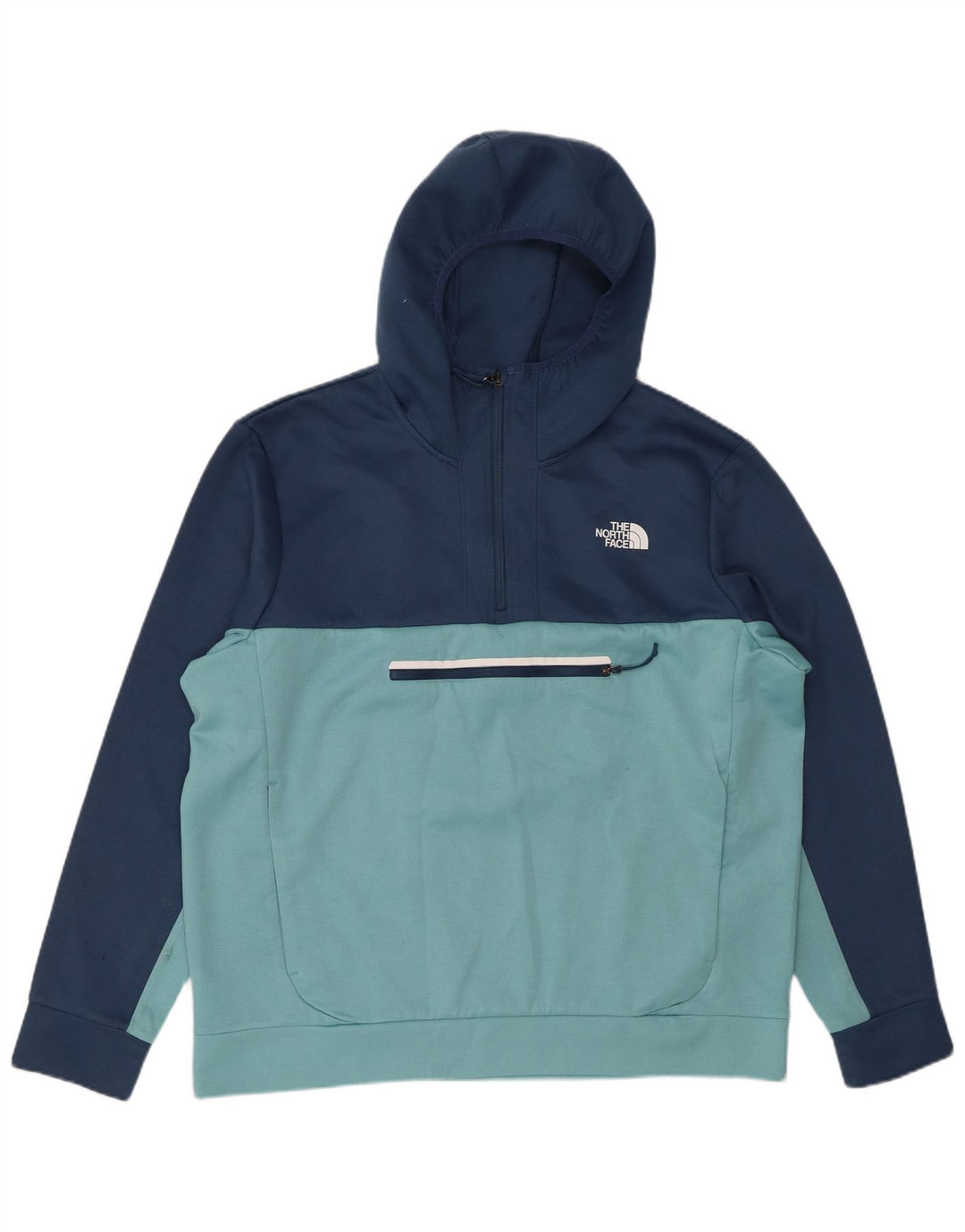 THE NORTH FACE Hættetrøje med lynlås til mænd XL Marineblå Colourblock