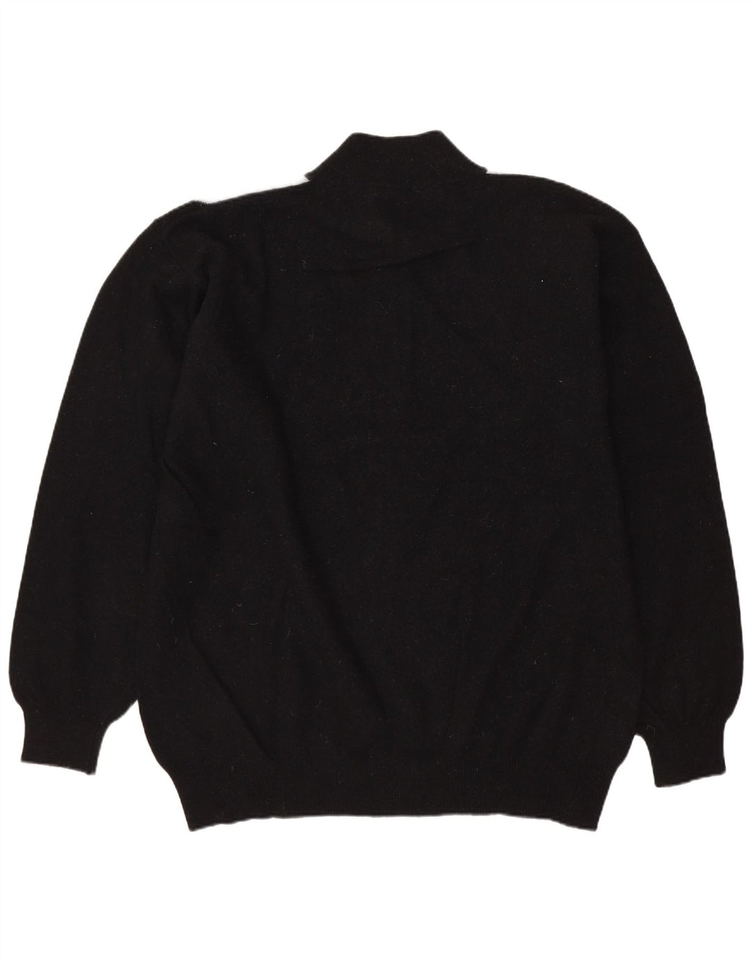 Conbipel Herre Niama Zip Neck Jumper Sweater XL Sort Argyle/Diamond Wool