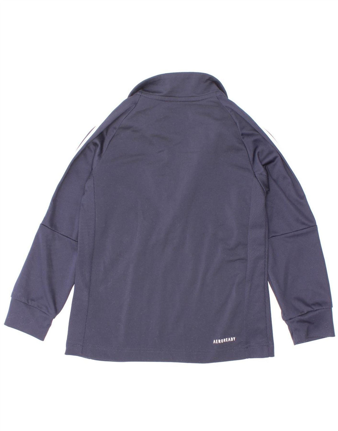 Adidas Boys Aeroready Pullover med lynlås-hals træningsdragt Top 5-6 år Marineblå