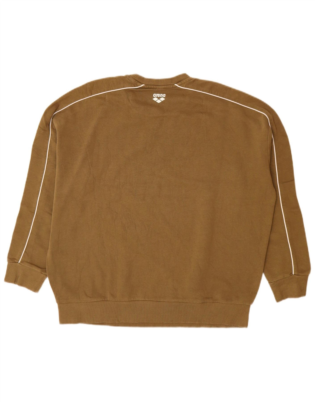 Arena Herre Grafisk Sweatshirt Jumper Stor Khaki Bomuld