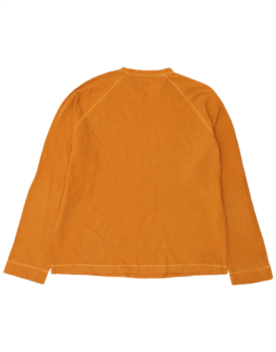 STEFANEL Herre Sweatshirt Jumper XL Orange Bomuld