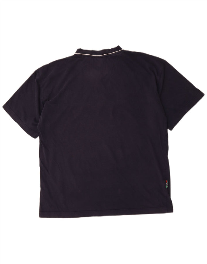 Lotto Herre T-Shirt Top Stor Marineblå Bomuld