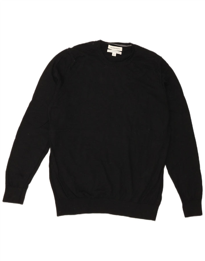 Marks & Spencer Herre Autograph Crew Neck Jumper Sweater Large Sort