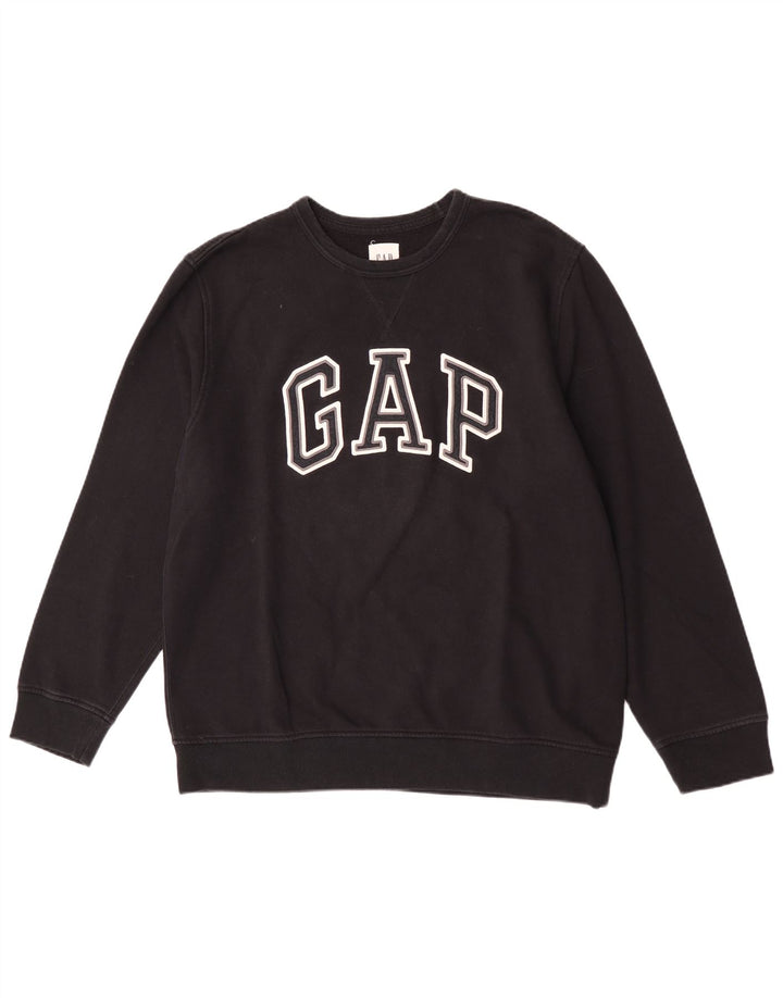 Gap Herre Grafisk Sweatshirt Jumper XL Sort Bomuld