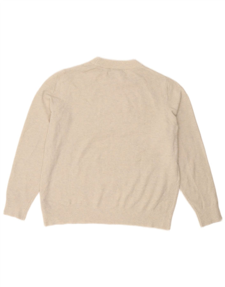 Marks & Spencer Dame sweater med rund hals DK 14 Medium Off White