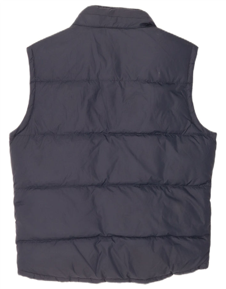 Jack Wills Herre Polstret Gilet UK 38 Medium Navy Blue Nylon