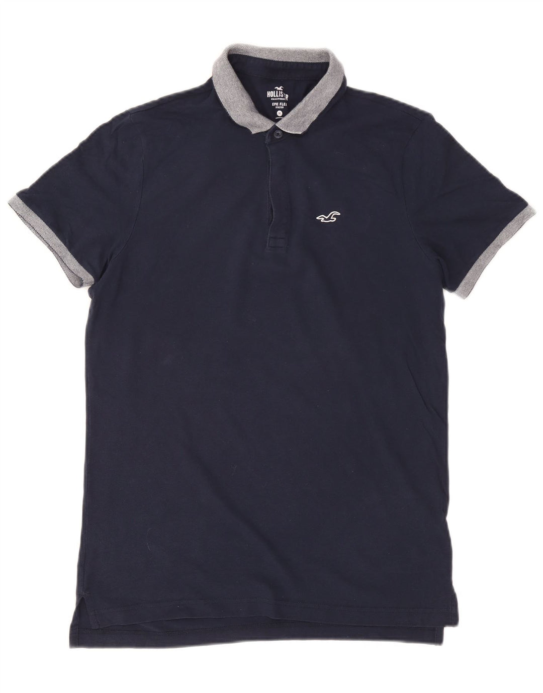 Hollister Rugby Polo Shirt til mænd Medium Navy Blue