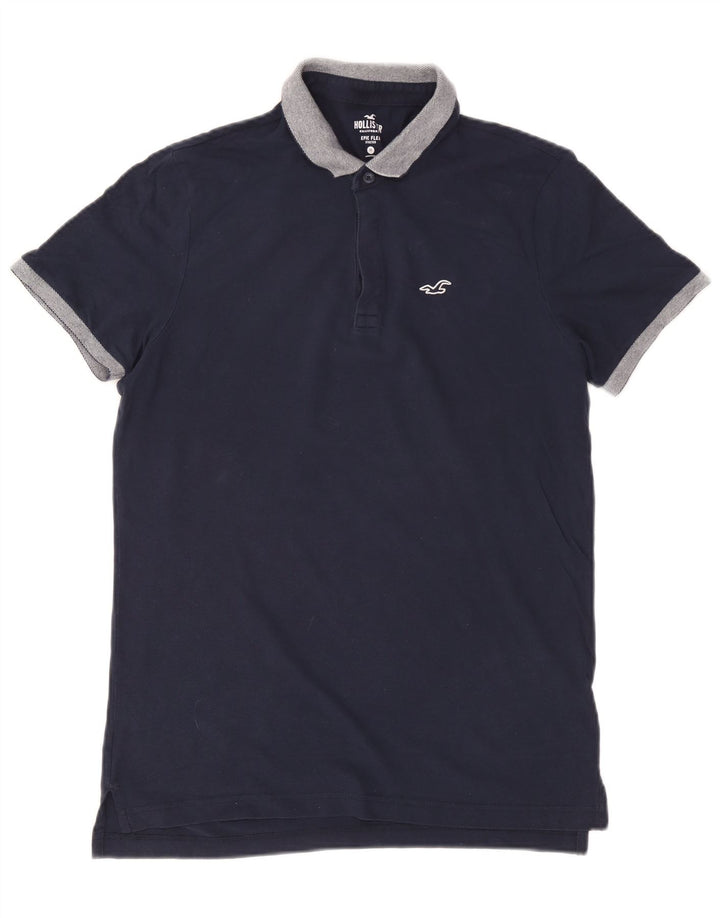 Hollister Rugby Polo Shirt til mænd Medium Navy Blue