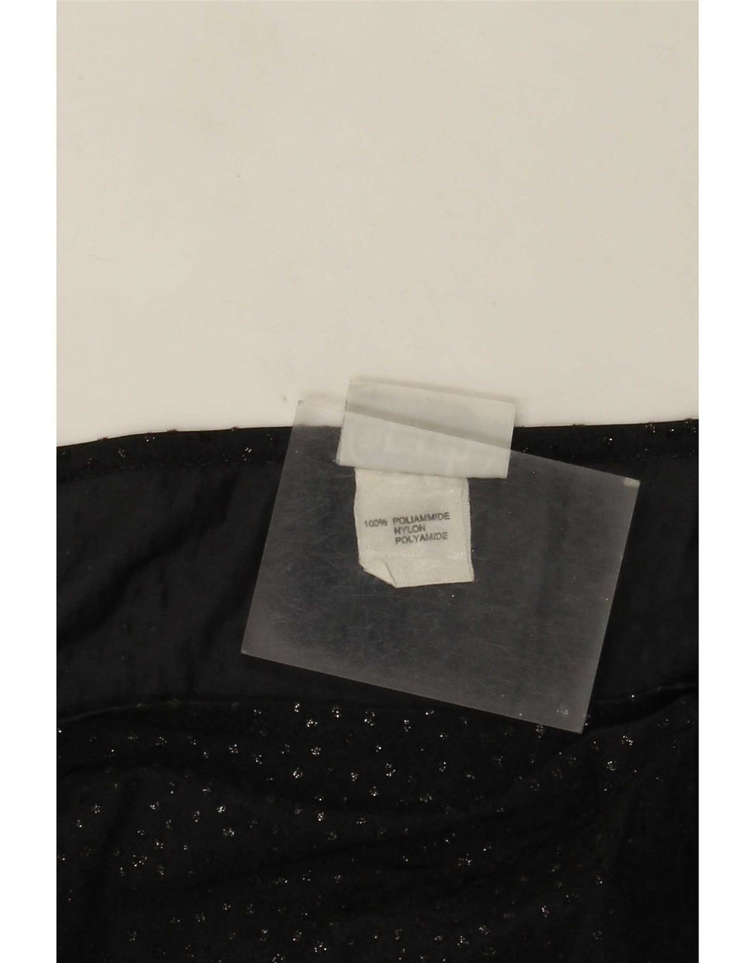 Parah Womens se gennem asymmetrisk nederdel Medium W28 sort polyamid