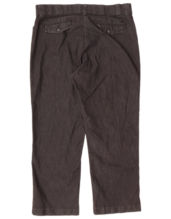 LEE Petite Straight Casual Bukser til kvinder US 20 3XL W40 L28 Grå Bomuld