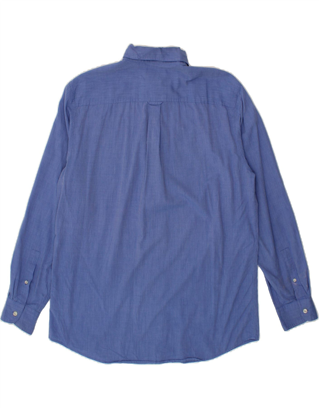 CHAPS Mens Easy Care Shirt Large Blue Cotton Vintage Chaps and Second-Hand Chaps from Messina Hembry 