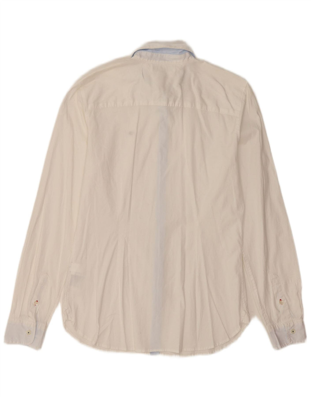 Tommy Hilfiger dameskjorte US 8 Medium hvid bomuld