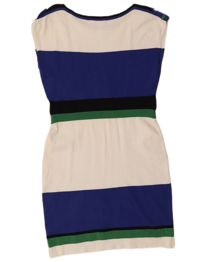 Karen Millen Kvinders Oversized Sheath Dress US 4 Small Multicolored Striped