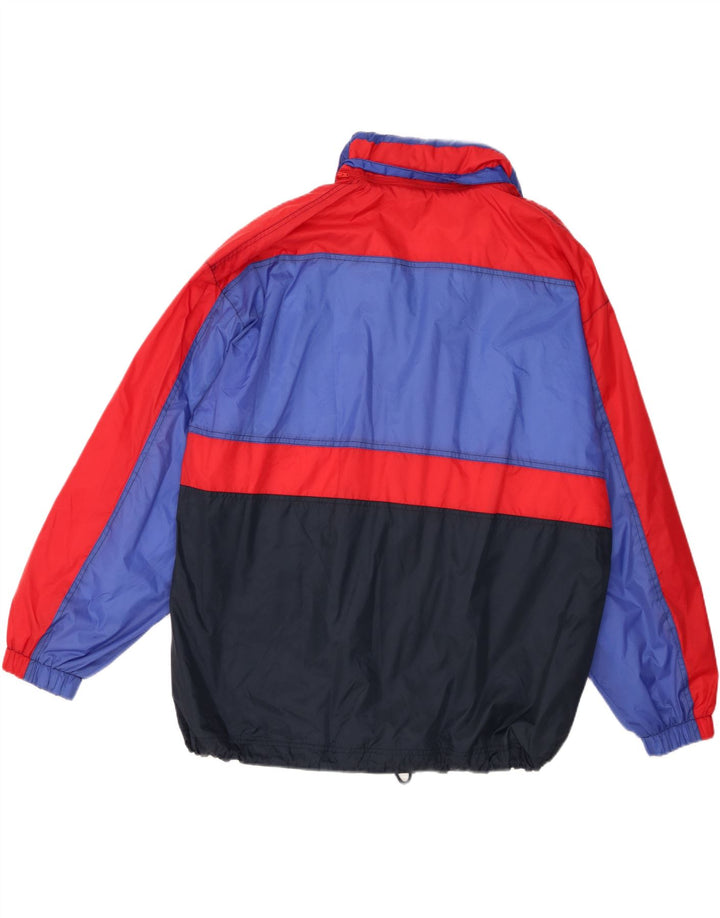Marcel Clair Herre Regnjakke med hætte EU 56 3XL Navy Blue Colourblock