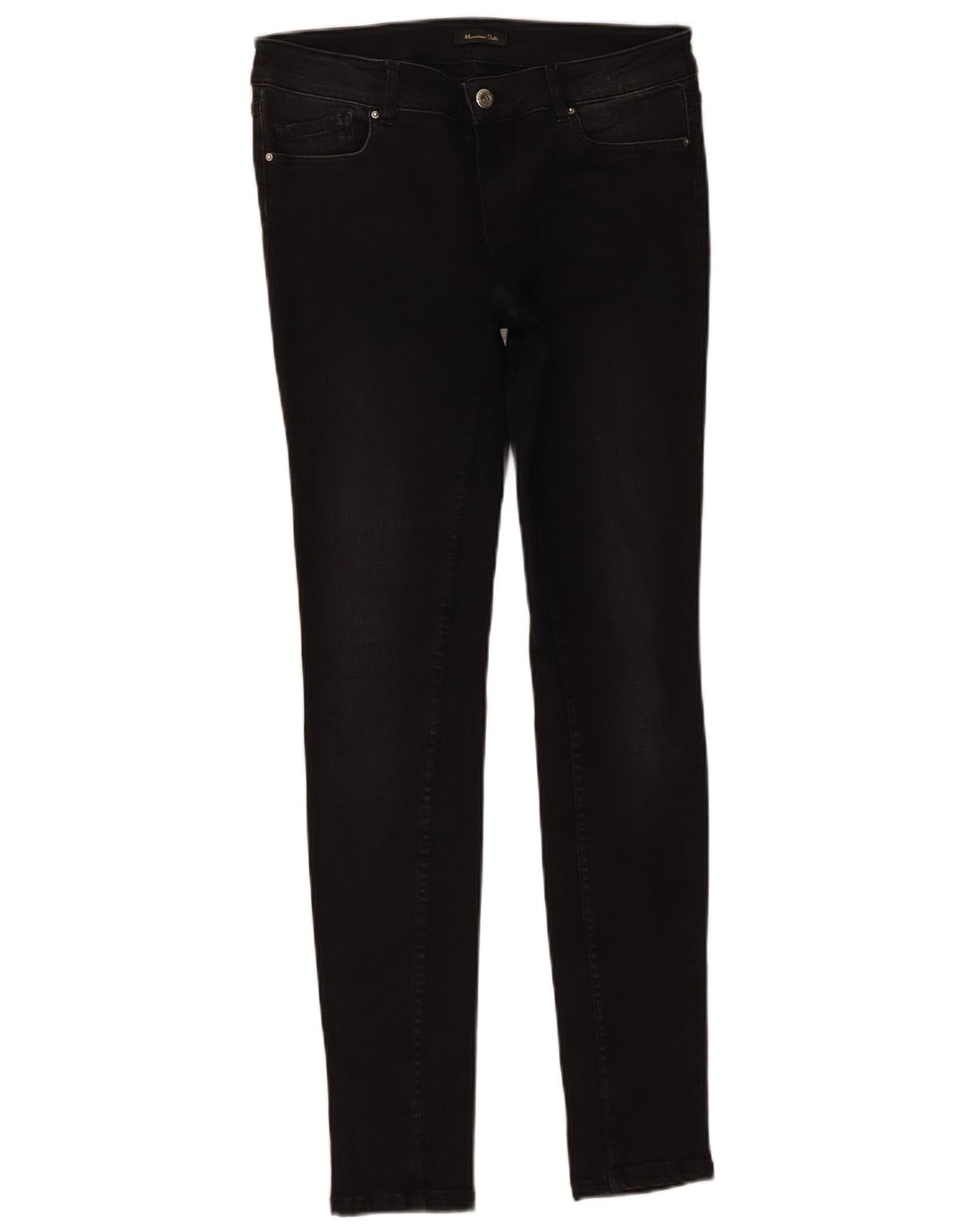 Massimo Dutti Dame Skinny Jeans EU 38 Small W28 L30 Sort