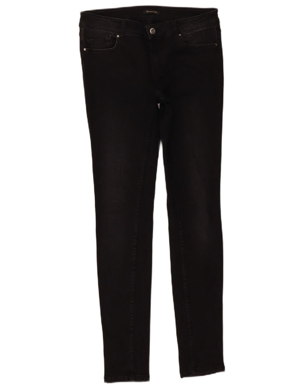 Massimo Dutti Dame Skinny Jeans EU 38 Small W28 L30 Sort