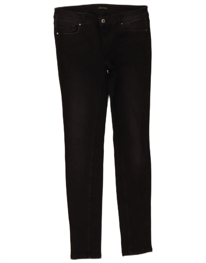 Massimo Dutti Dame Skinny Jeans EU 38 Small W28 L30 Sort