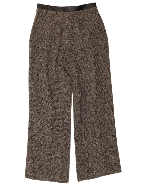 Michel Ambers Dame Højtaljede Casual Bukser UK 12 Medium W28 L29 Grå
