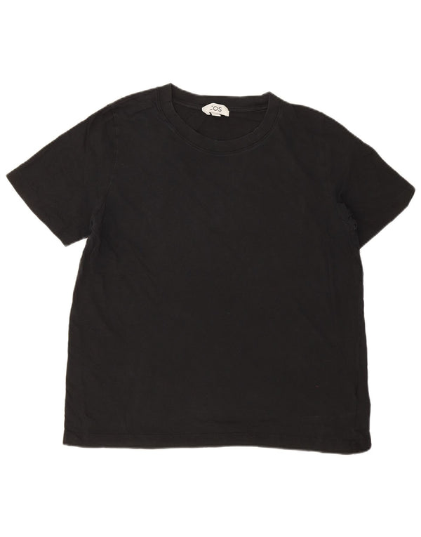 Cos Herre T-Shirt Top Medium Sort Bomuld