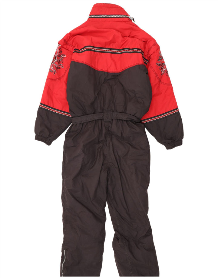 Killtec Herre Grafisk Hooded Ski Jumpsuit Stor Rød Colourblock Polyester