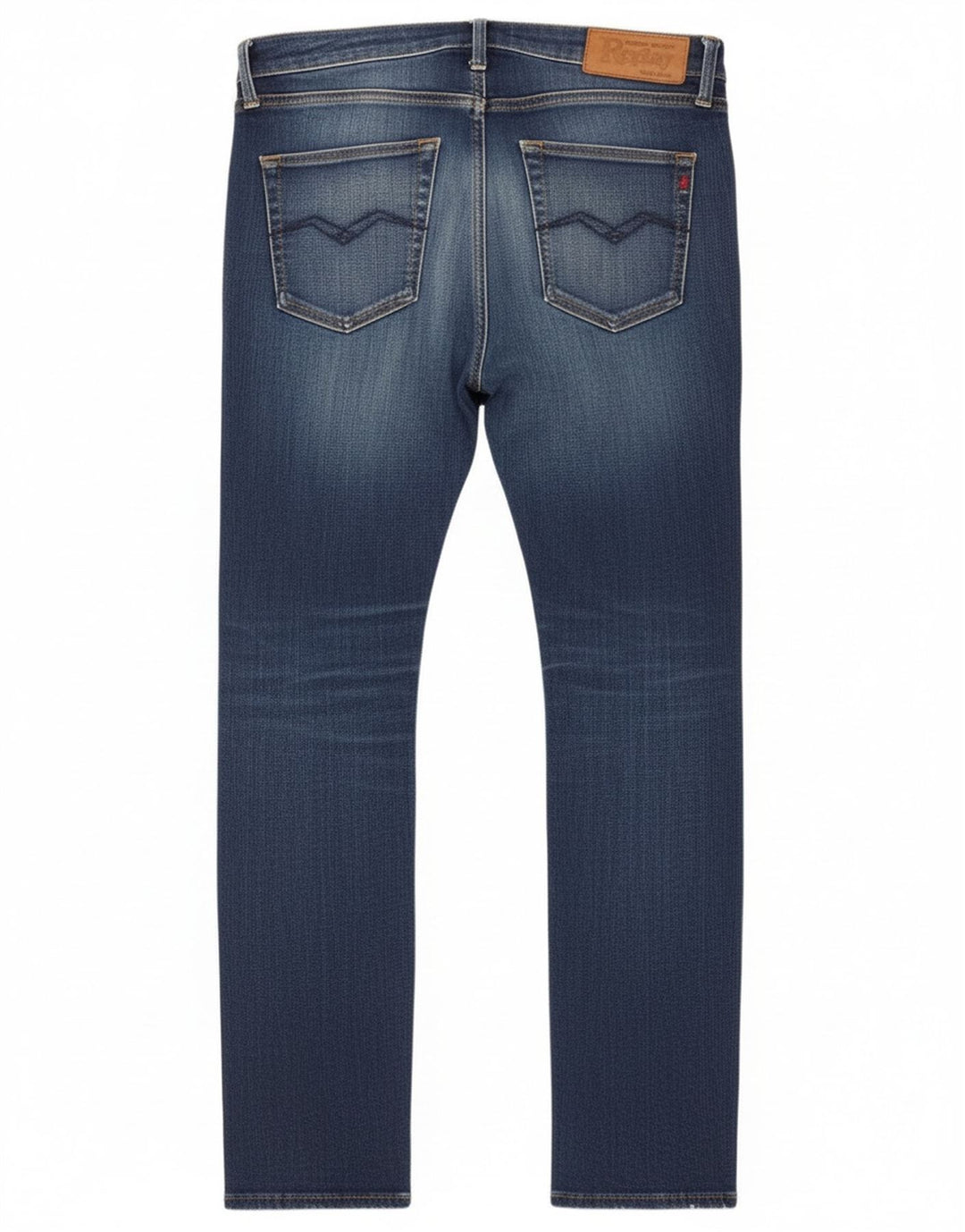 Replay Dame Slim Jeans W32 L27 Blå