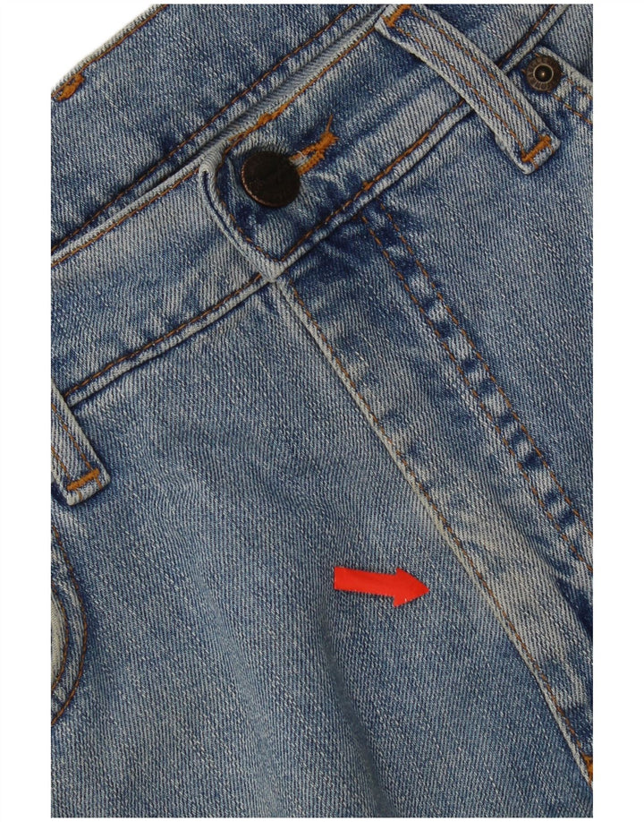 Wrangler Herre Texas Stretch Straight Jeans W32 L29 Blå Bomuld