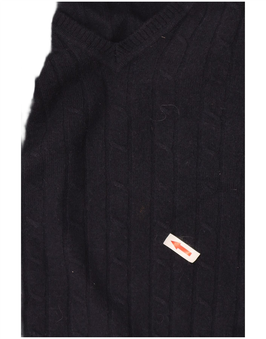 Gant Dame V-hals sweater UK 14 Stor marineblå uld