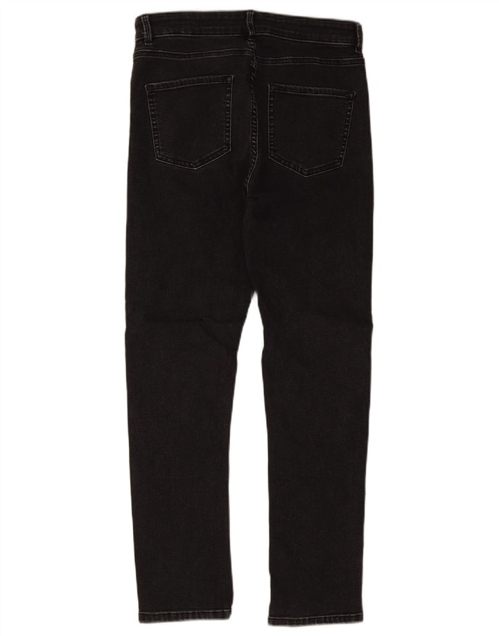 Marks & Spencer Dame Slim Jeans UK 12 Medium W30 L27 Grå Bomuld