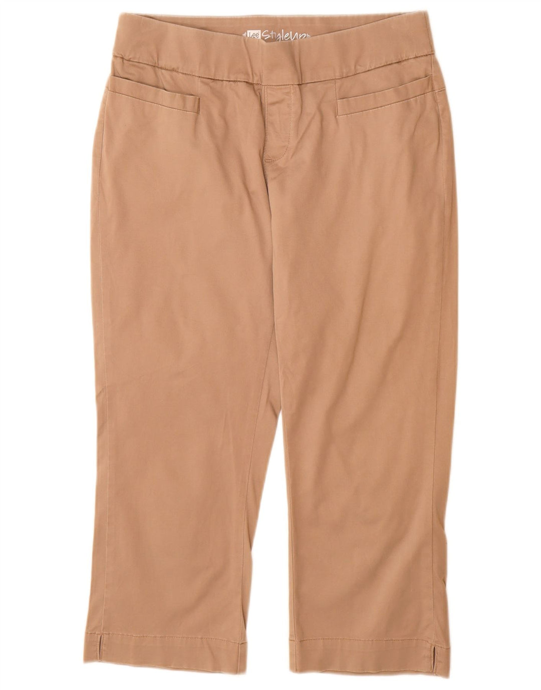 Lee Dame Lige Capri Bukser US 8 Medium W30 L22 Beige Bomuld