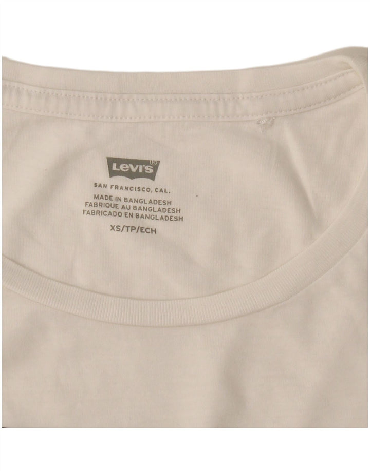Levi's Grafisk T-shirt top til kvinder DK 6 XS Hvid