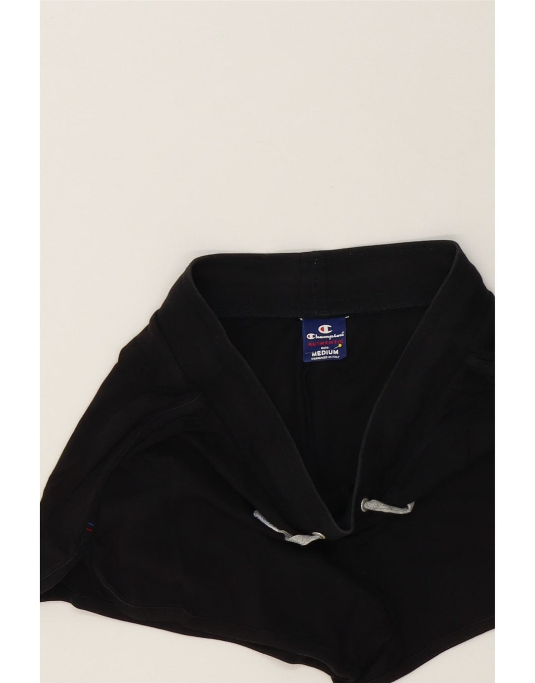 CHAMPION Womens Sport Shorts UK 14 Medium  Black Vintage Champion and Second-Hand Champion from Messina Hembry 