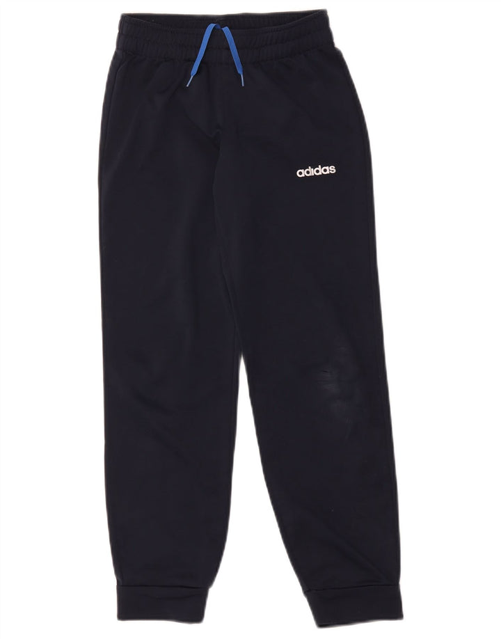 Adidas Drenge Træningsdragt Bukser Joggers 8-9 År Marineblå Polyester